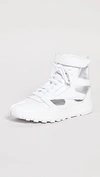 Maison Margiela Mm X Reebok Classic Leather Tabi High-top Sneakers