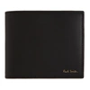 Paul Smith Logo Print Wallet In Black And Red In 78 Black