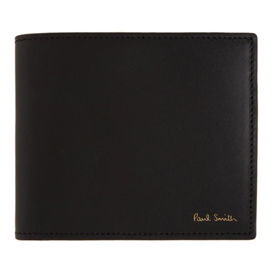 Paul Smith Logo Print Wallet In Black And Red
