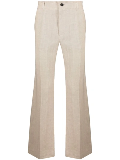 Karl Lagerfeld K/karl Wide-leg Trousers In Nude