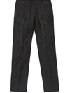 BURBERRY TAILORED JACQUARD-WOVEN TROUSERS