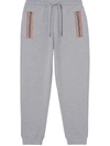 BURBERRY ICON STRIPE-DETAIL TRACK trousers
