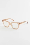 Baxter Blue Frankie Oversized Blue Light Glasses In Cream