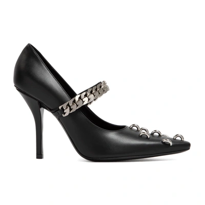 Givenchy Show 105 Embellished Leather Pumps In Black
