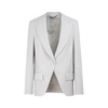 Stella Mccartney Peak-lapel Single-breasted Blazer In Grey