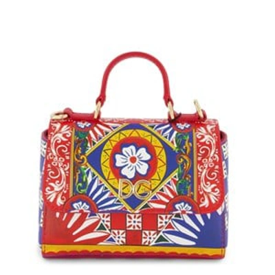 Dolce & Gabbana Kids' Red Carretto Handbag