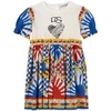 Dolce & Gabbana Graphic-print Skater Dress In White