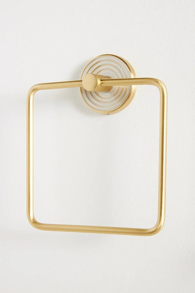 Anthropologie Ruth Towel Ring In White
