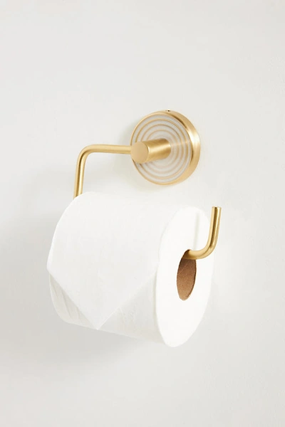 Anthropologie Ruth Toilet Paper Holder In White
