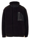 Ambush Hooded Jacket In Black And Beige In Black