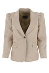 Giorgio Armani Padded-shoulders Fitted Blazer