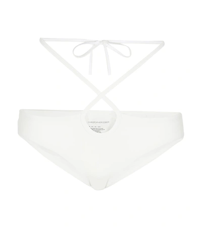 Christopher Esber Wraparound Bikini Bottoms In White