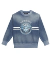 VERSACE MEDUSA COTTON-BLEND SWEATSHIRT,P00588316