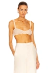 Khaite Eda Knitted Cashmere Bralette
