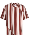 OPENING CEREMONY STRIPED ROUND-NECK T-SHIRT