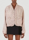 VALENTINO VALENTINO BRAIDED TRIM TWEED JACKET