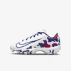 Nike Vapor Ultrafly 4 Keystone Little/big Kids' Baseball Cleats In White,university Red,deep Royal Blue