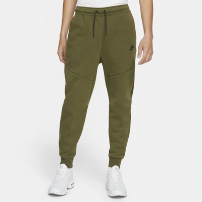 Nike Tech Fleece Jogger Sweatpants In Green