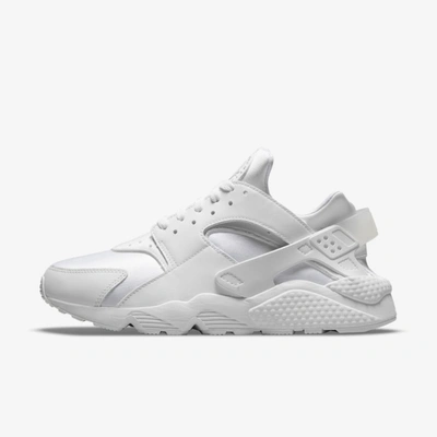 Nike Men's Air Huarache Run Casual Sneakers From Finish Line In White