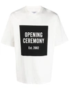 Opening Ceremony White Box Logo T-shirt In Weiss