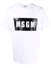 Msgm T-shirts In Weiss