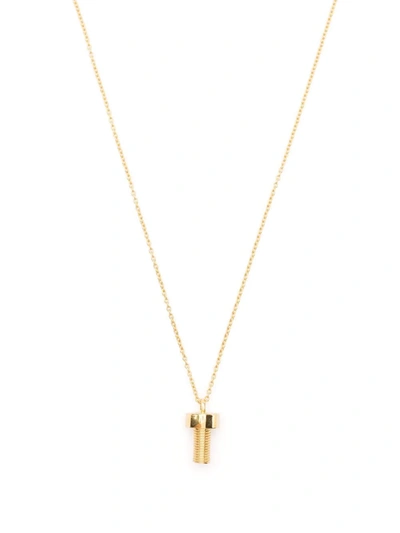 Ambush Bolt-charm Necklace In Metallic