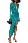 ALEXANDRE VAUTHIER ASYMMETRIC CRYSTAL-EMBELLISHED STRETCH-JERSEY GOWN,3074457345626561693