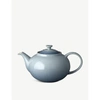 Le Creuset Classic Stoneware Teapot In Coastal Blue