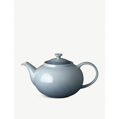 Le Creuset Classic Stoneware Teapot In Coastal Blue