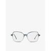 OLIVER PEOPLES OLIVER PEOPLES WOMEN'S BLUE OV5447U WILLETTA BUTTERFLY-FRAME ACETATE GLASSES,43164072