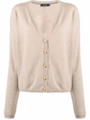 Lisa Yang Beige Cashmere 'the Abby' Cardigan In Neutrals