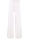 Lisa Yang Sofi High-waisted Wide-leg Trousers In Neutrals