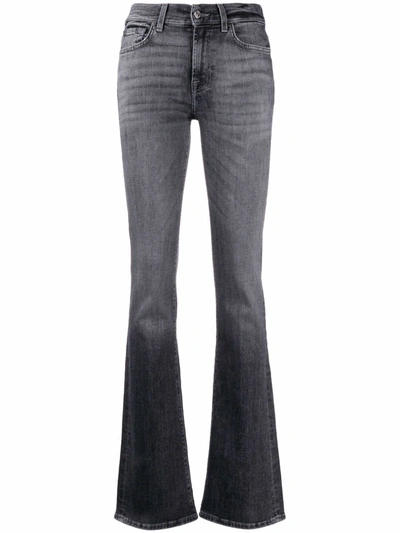7 For All Mankind Slim-cut Denim Jeans In Grey