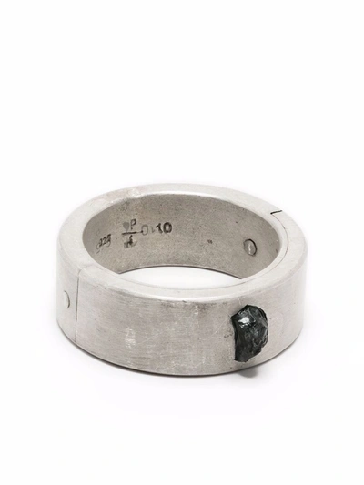 Parts Of Four Sistema Ring (1-setting, 9mm, Da+gar) In Silber