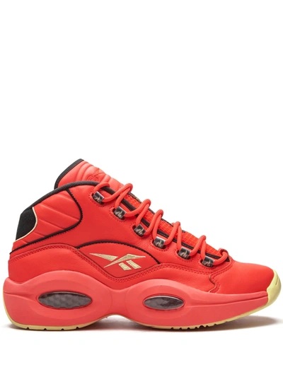 REEBOK QUESTION MID "HOT ONES" SNEAKERS 