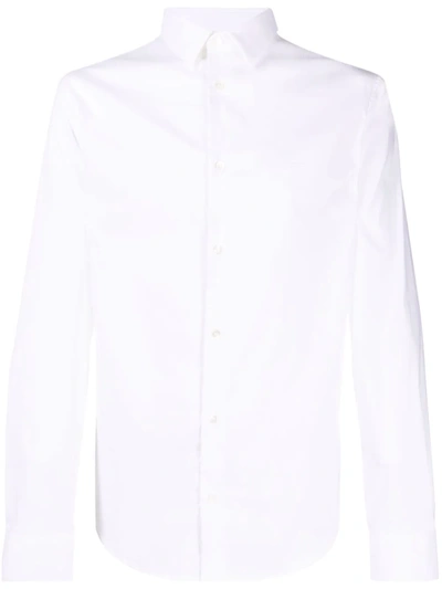 Emporio Armani Men's Cotton Shirt In White