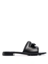 GIVENCHY LOGO CUT OUT-DETAIL SANDALS