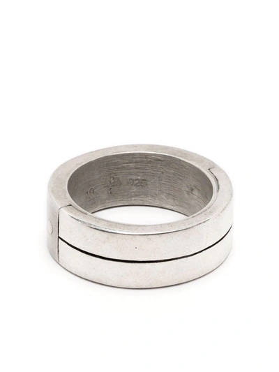 Parts Of Four Sistema Ring (line, 9mm, Da+pa) In Silver