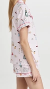 Bedhead Pajamas Let's Do Brunch Shorty Pj Set Let's Do Brunch In Let's Do Brunch