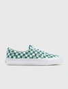 Vans Og Era Lx Checkerboard Print Sneaker Cadmium Green In Multicolor