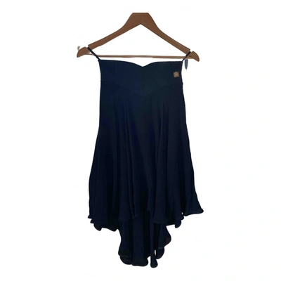 Pre-owned Elisabetta Franchi Mid-length Skirt In Blue