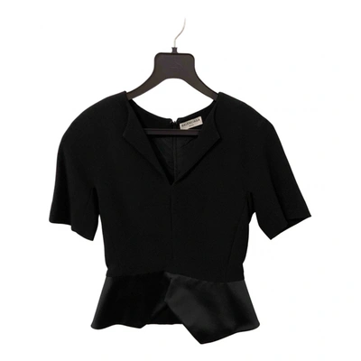 Pre-owned Balenciaga Silk Blouse In Black