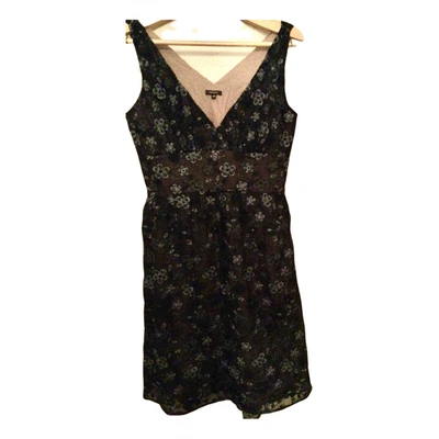 Pre-owned Tocca Silk Mid-length Dress In Black
