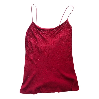 Pre-owned Ralph Lauren Silk Camisole In Red