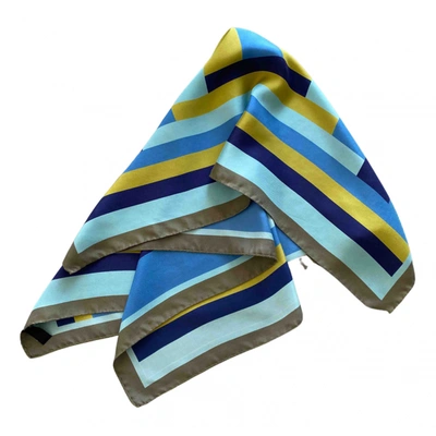 Pre-owned Coccinelle Silk Handkerchief In Multicolour