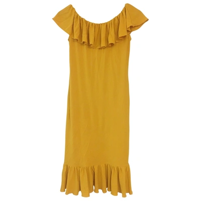 Pre-owned Celine Dress In Yellow