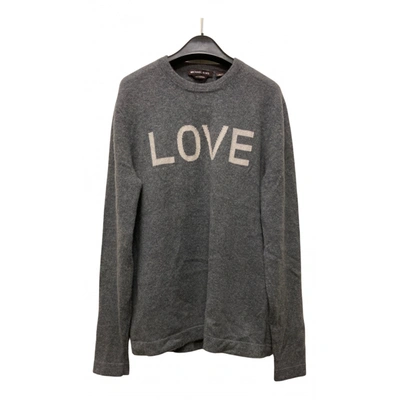 Pre-owned Michael Kors Cashmere Pull In Grey