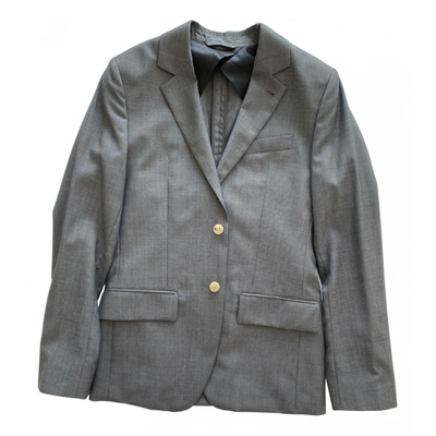 Pre-owned Apc Wool Jacket In Anthracite