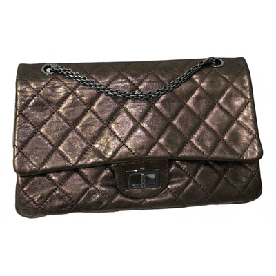 Pre-owned Chanel 2.55 Leather Crossbody Bag In Brown