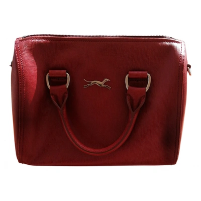 Pre-owned Bimba Y Lola Leather Tote In Red